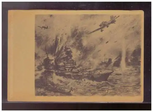 [Propagandapostkarte] Dt- Reich (023309) Propaganda 2 Feldpostkarten ungebrauch zusammenhägend, Entn. aus Soldatenkalender. 