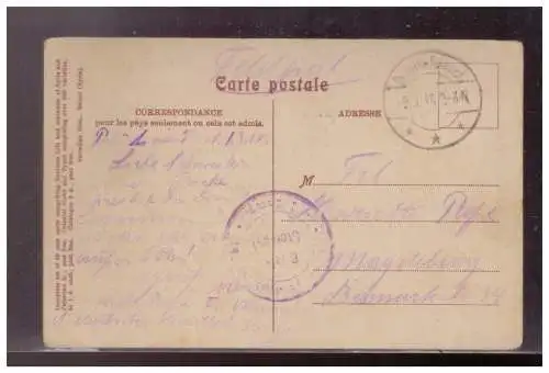 [Propagandapostkarte] Dt- Reich (023324) Ak WK I, Baalbek, Entrance to Bacchus Temple, gelaufen DT Feldpost 9.3.1918. 