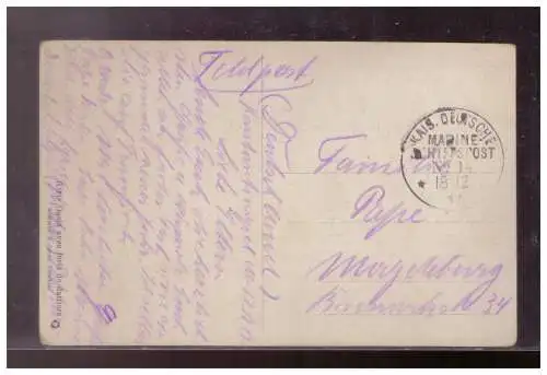 [Propagandapostkarte] Dt- Reich (023329) Ak WK I, Oasis avee foret de Dattiers, gel. Marine Schiffspost No 14, 18.12.1917. 