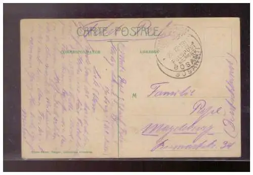 [Propagandapostkarte] Fp d Dt Milität Mission (023333) Ak, Filette marocaine, gelaufen Bosanti 25.12.1917. 