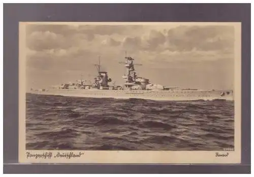 [Propagandapostkarte] DT-Reich (023364) Propagandakarte Panzerschiff Deutschland, gelaufen 1937. 
