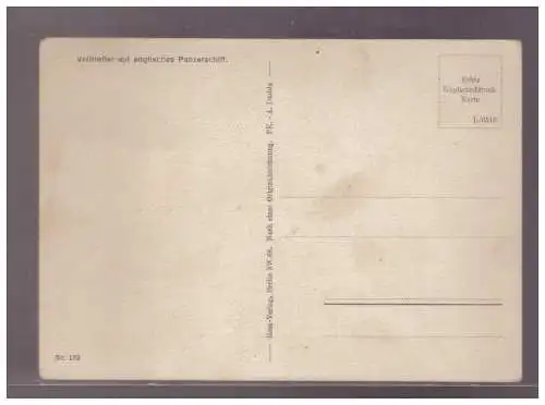 [Propagandapostkarte] DT-Reich (023367) Propagandakarte Volltreffer auf engl. Panzerschiff, ungebraucht. 