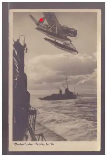 [Propagandapostkarte] DT-Reich (023374) Propagandakarte Arado 196, gelaufen Feldpost 3.10.1942. 