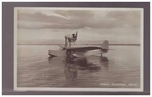 [Propagandapostkarte] DT-Reich (023377) Propagandakarte Dornier Amphibium Libelle, gelaufen 1936. 