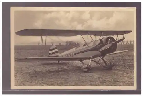 [Propagandapostkarte] DT-Reich (023382) Propagandakarte Unsere Luftwaffe Heinkel He 72 Kadett, gelaufen mit Fp 1941. 