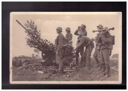 [Propagandapostkarte] DT-Reich (023401) Propagandakarte Artillerie in Geschäftsposition, gelaufen 1935. 