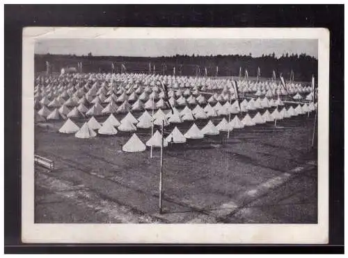 [Propagandapostkarte] Dt- Reich (023435) Propaganda Postkarte HJ- Lager Harnischlag, Reichspateitag Nürnberg, gel.Nürnberg am 13.9.1935. 