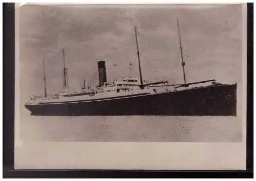 Dt- Reich (023451) Propaganda Presse Foto Das britische Fahrgastschiff "Ceramic" versenkt Größe 13 x 18 cm