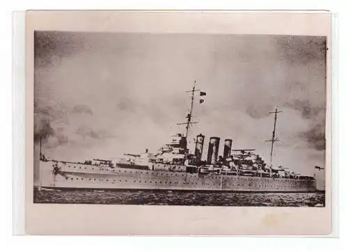 Dt- Reich (023459) Propaganda Presse Foto Schlachtschiff?? Größe 13 x 18 cm