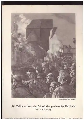 Dt.- Reich (023517) VDA Blatt Die Balten verlieren eine Heimat aber gewinnen ihr Vaterland, Blatt 8 November 1939