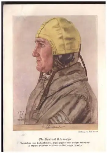 Dt.- Reich (023524) VDA Blatt Oberstleutnant Schumacher, Blatt 15 Juni 1940,  2. Wahl