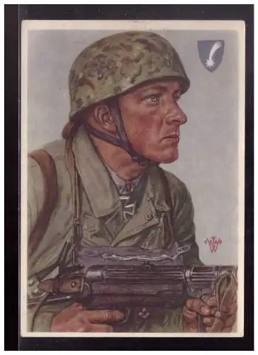 [Propagandapostkarte] Dt- Reich (023617) Propaganda VDA Schulsammlung, Feldwebel Arpke, gelaufen 1941. 