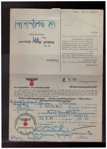 Deutsches Reich  Rundstempel (Datum und/oder Ort klar)