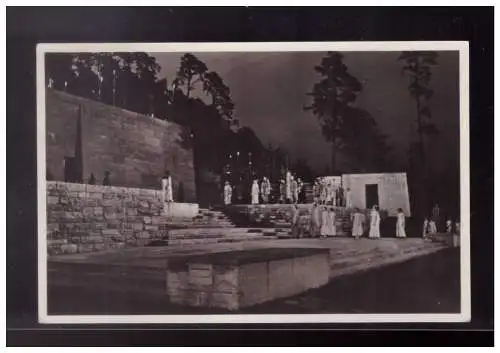 [Propagandapostkarte] Dt- Reich (023932) AK Olympische Spiele Berlin 1936, Der Einzug des Herakles, gel mit SST Berlin Olympia- Stadion 1936. 