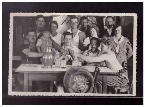 [Propagandapostkarte] Dt- Reich (023983) AK Familienfeier 1935. 