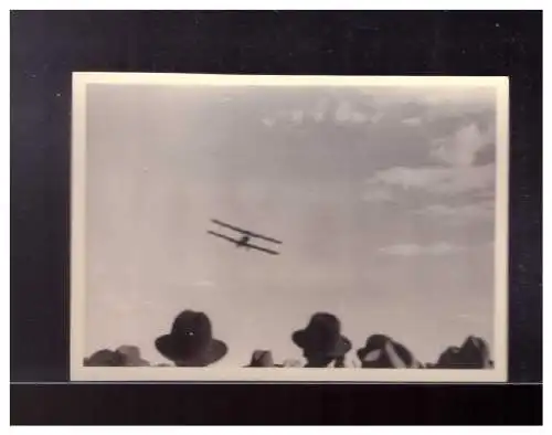 Dt- Reich (024019) Foto Doppeldecker, 8,7 x 6,1 cm groß