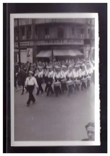 Dt- Reich (024041) Propaganda Marine bei Parade in Berlin, 8,7 x 6,1 cm groß