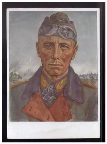 [Propagandapostkarte] Dt.- Reich (024099) Propagandakarte VDA W.Willrich Unsere Panzerwaffe, Generaloberst Rommel, ungebraucht. 