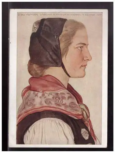 [Propagandapostkarte] Dt.- Reich (024105) Propagandakarte VDA W,Willrich Deutscher Blutadel in aller Welt, holsteinische Bauernto, ungebraucht. 