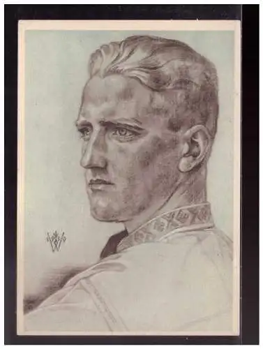 [Propagandapostkarte] Dt.- Reich (024111) Propagandakarte VDA W,Willrich Führer der deutschen Jugend in Rumänien, gelaufen mit Fp 17.3.1941. 