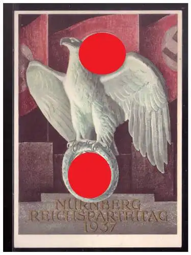 [Propagandapostkarte] DT- Reich (024124) Propagandakarte Unser Führer(A.Hitler), blanco gestempelt SST Nürnberg Reichsparteitag 10.9.1938. 