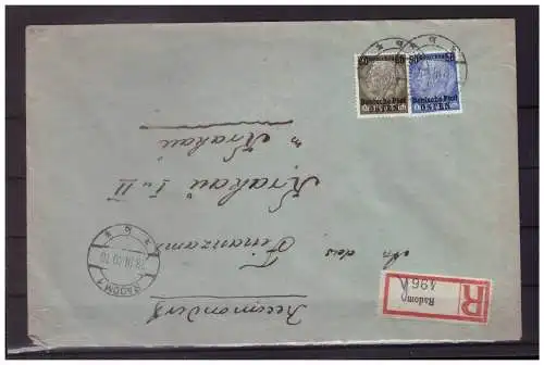 Deutsches Reich  Rundstempel (Datum und/oder Ort klar)