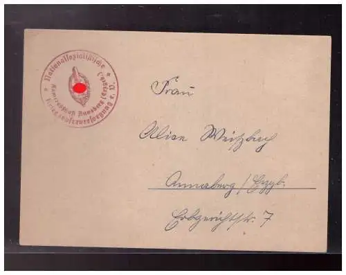 Deutsches Reich  Rundstempel (Datum und/oder Ort klar)
