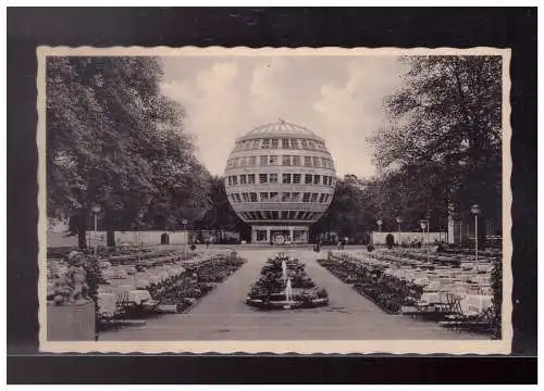 [Propagandapostkarte] Dt- Reich (024173) Propaganda AK Dresden Reichsgartenschau Kugelhaus, gelaufen Dresden 1936. 