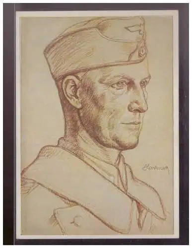 [Propagandapostkarte] Dt- Reich (024508) Propagandakarte VDA 1941,Männer der Westfront, Generalstabsoffiziers, ungebraucht, Willrichkarte. 