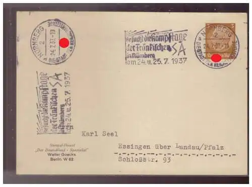 Deutsches Reich  Rundstempel (Datum und/oder Ort klar)