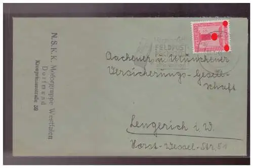 Deutsches Reich  Rundstempel (Datum und/oder Ort klar)