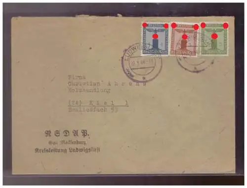 Deutsches Reich  Rundstempel (Datum und/oder Ort klar)