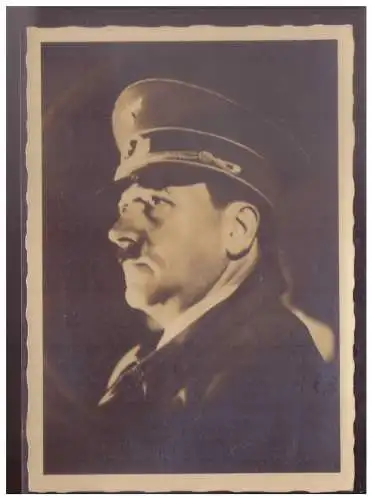 [Propagandapostkarte] Dt- Reich (024545) Propagandakarte A.Hitler gelaufen mit Einschreiben München Riem nach Stuttgart 1938. 