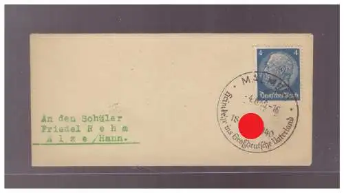 Deutsches Reich  Rundstempel (Datum und/oder Ort klar)