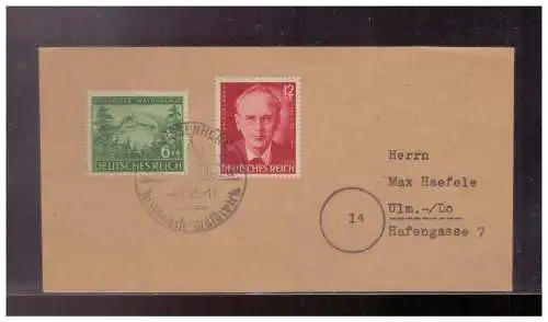 Deutsches Reich  Rundstempel (Datum und/oder Ort klar)