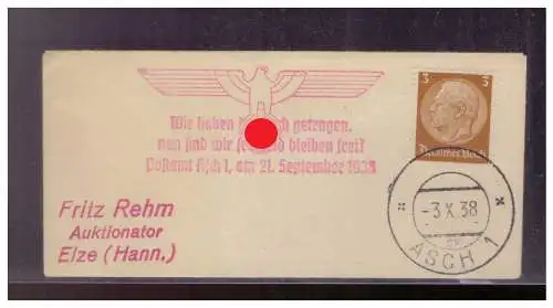 Bes. 2. Wk. Böhmen/M.  Rundstempel (Datum und/oder Ort klar)