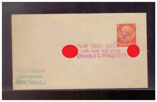 Bes. 2. Wk. Böhmen/M.  Rundstempel (Datum und/oder Ort klar)