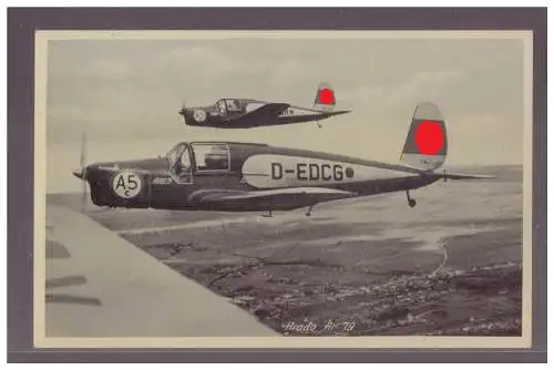 [Propagandapostkarte] Dt- Reich (024587) Propagandakarte Unsere Luftwaffe, Arado  Ar 79, ungebraucht. 