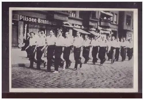 [Propagandapostkarte] Dt- Reich (024613) Propagandakarte Die Standarte 15 maschiert, aus dem Archiv der Standarte 15, gelaufen Berlin 1938. 