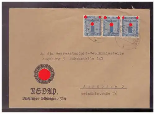 Deutsches Reich  Rundstempel (Datum und/oder Ort klar)