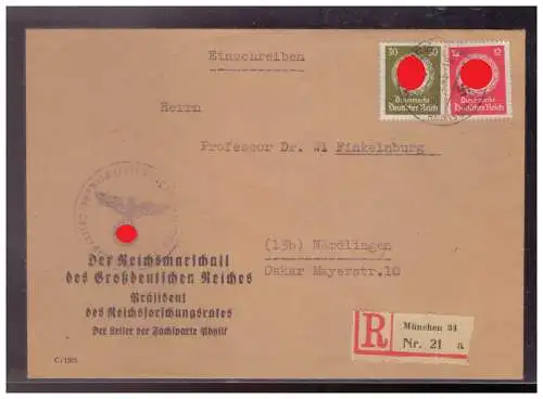 Deutsches Reich  Rundstempel (Datum und/oder Ort klar)