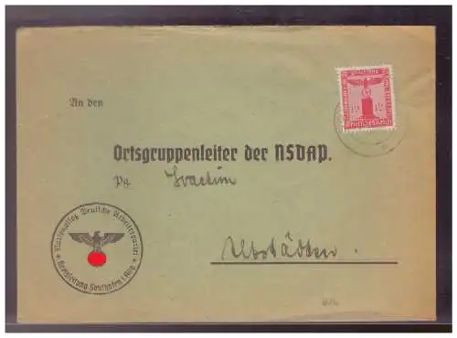 Deutsches Reich  Rundstempel (Datum und/oder Ort klar)