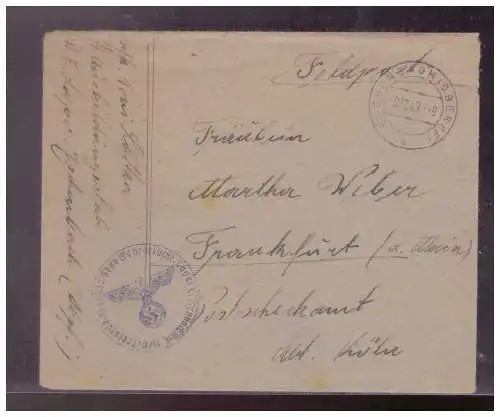 Deutsches Reich  Rundstempel (Datum und/oder Ort klar)