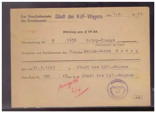 Deutsches Reich  Rundstempel (Datum und/oder Ort klar)