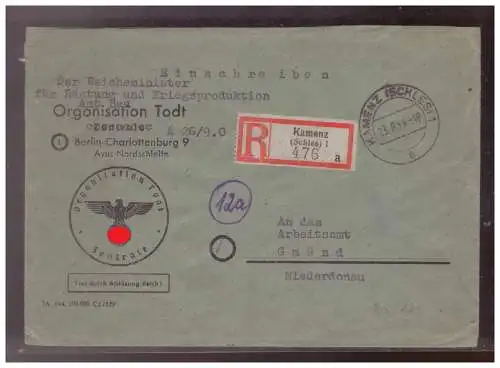 Deutsches Reich  Rundstempel (Datum und/oder Ort klar)