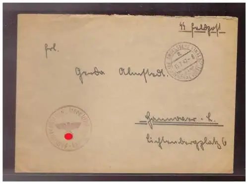Deutsches Reich  Rundstempel (Datum und/oder Ort klar)