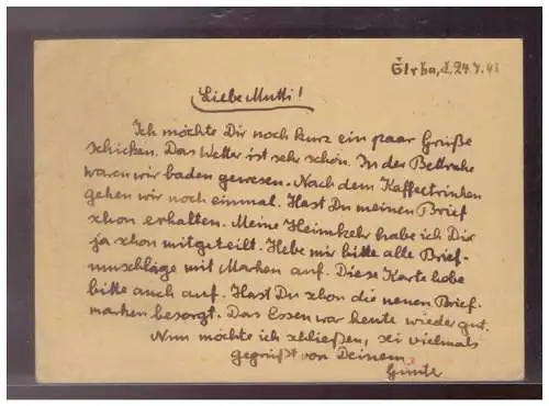 Deutsches Reich  Rundstempel (Datum und/oder Ort klar)
