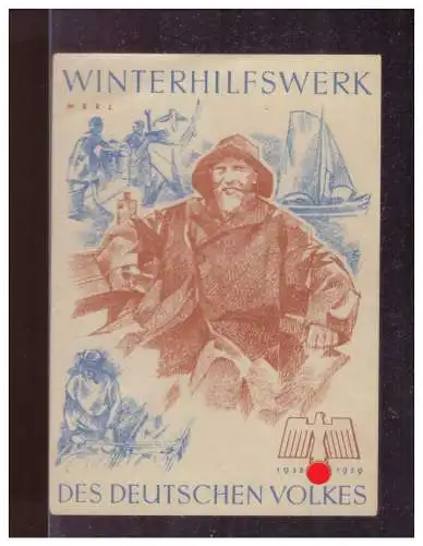 Dt- Reich (024882) Propaganda WHW Türblatt Des Deutschen Volkes, Winterhilfswerk, März 1938/ 1939