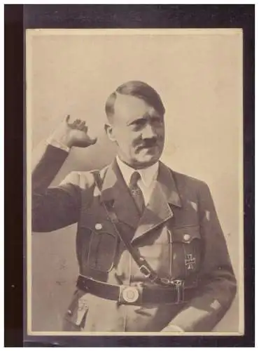 [Propagandapostkarte] Dt.- Reich (024907) Propagandakarte Männer der Zeit Nr 123, der Führer Adolf Hitler, gelaufen München 9.11.1938. 