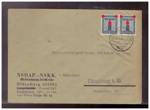 Deutsches Reich  Rundstempel (Datum und/oder Ort klar)